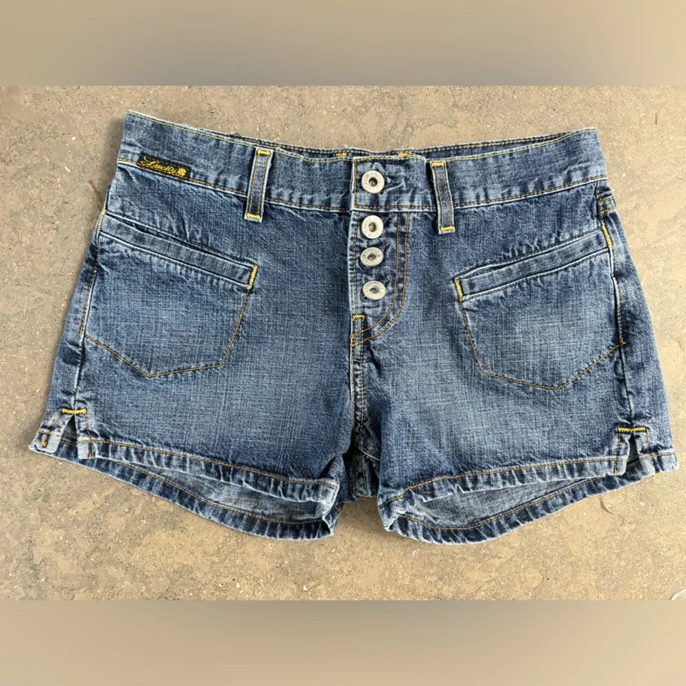 Vintage Lucky Brand Jean Shorts Sz 25/0 - Picture 3 of 5